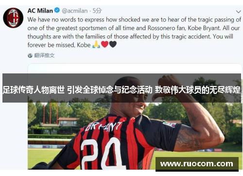 足球传奇人物离世 引发全球悼念与纪念活动 致敬伟大球员的无尽辉煌